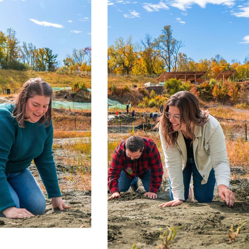 quarry dig experience at fall at edelman fossil park & museum