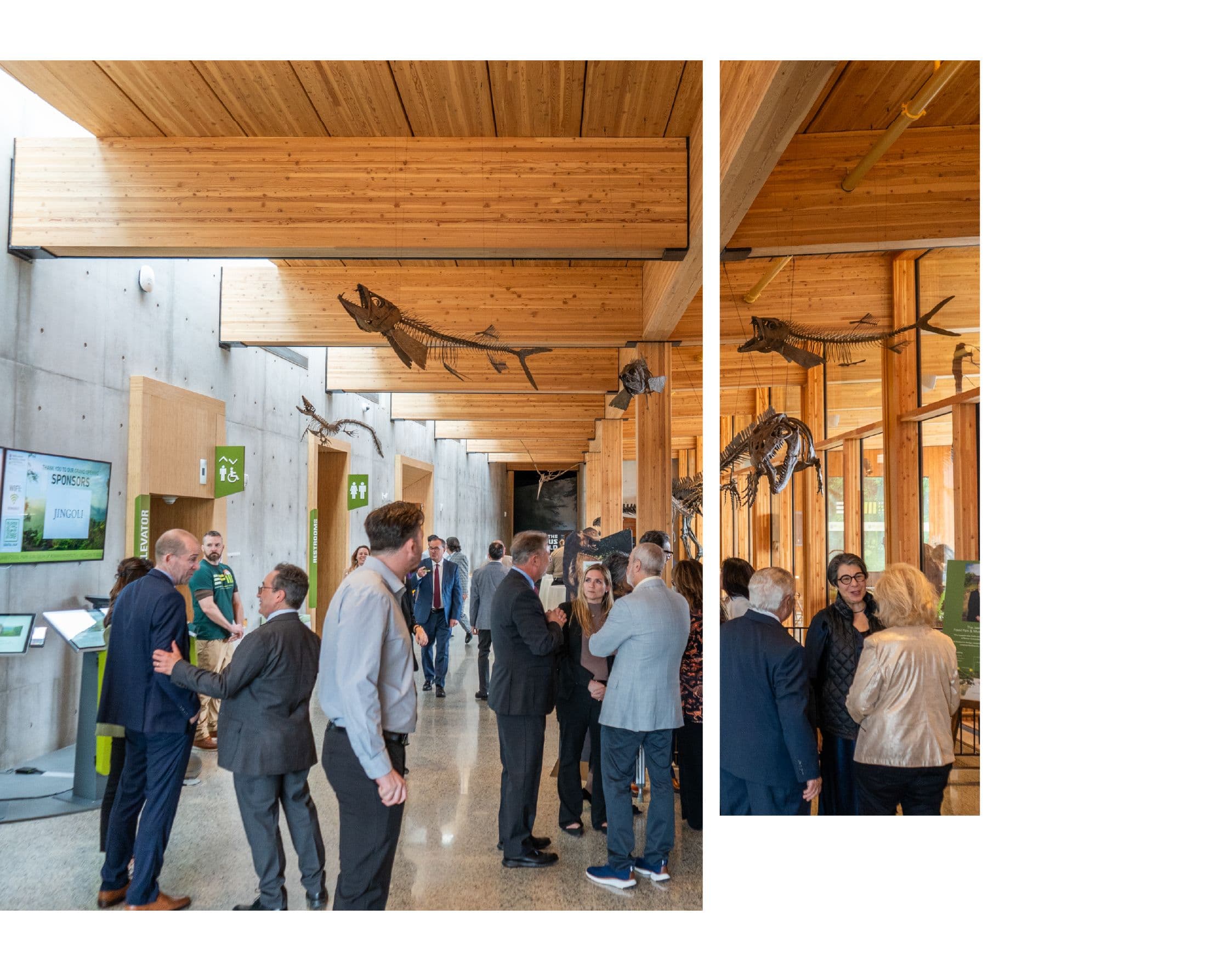 corporate event in cretaceous galleries